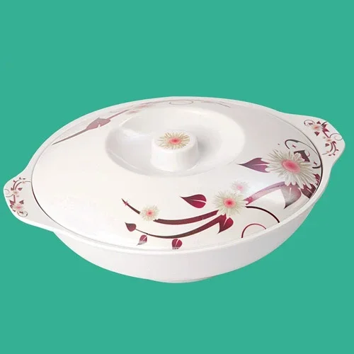 Melamine Serving Bowl With Lid