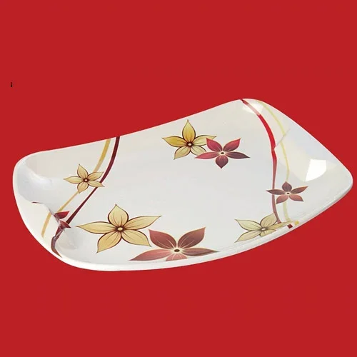 Melamine Diamond Rice Plate