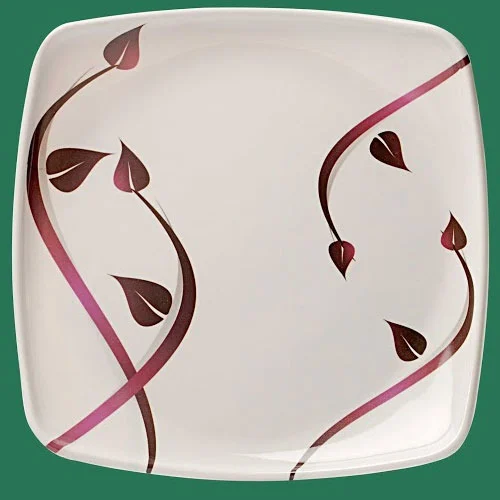 Melamine Square Designer Plate Set