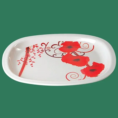 Melamine Lotus Rice Plate