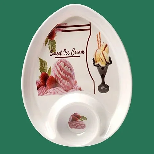 Melamine Chip Dip Plate