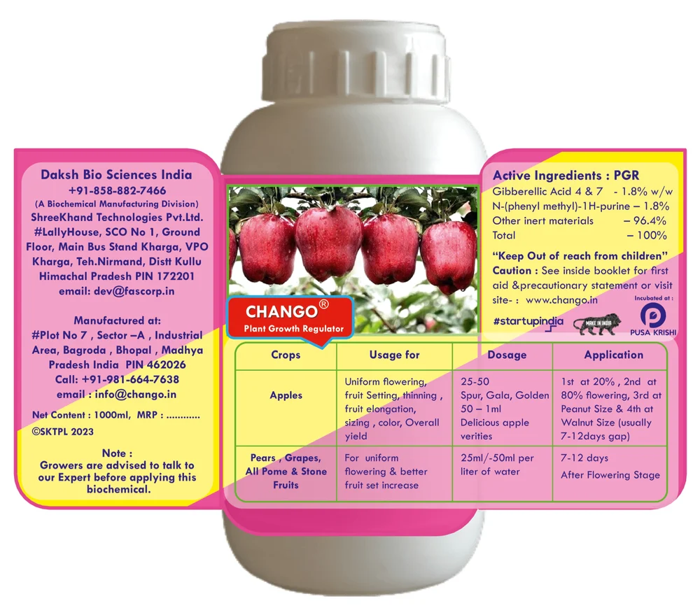 Gibberlic Acid 4 & 7 With 6BA