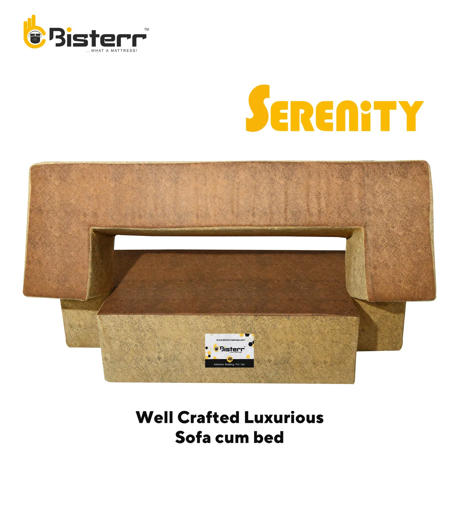 Serenity Duo-Dual Toned Trendsetting Luxurious Sofa Cum Bed