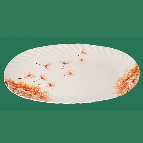 Melamine Opal Rice Plate